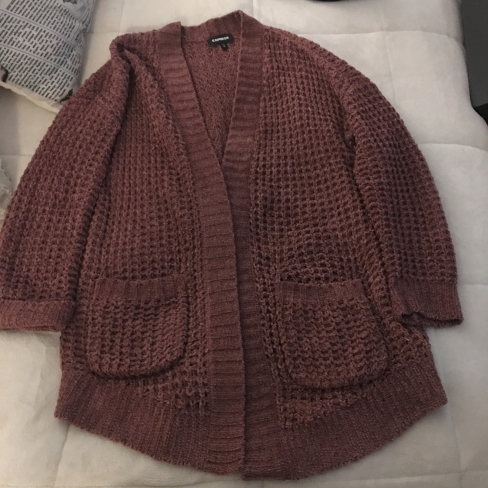 Express Woman's XS Super Soft Plush Cardigan